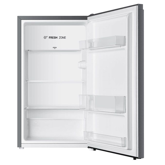 Hisense 90 Litres Single Door Refrigerator REF 093 DR, Silver with One Year Warranty