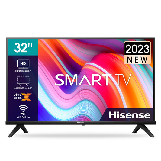 Hisense 32" HD Smart TV – Free Wall Mount, Netflix, Youtube, Prime