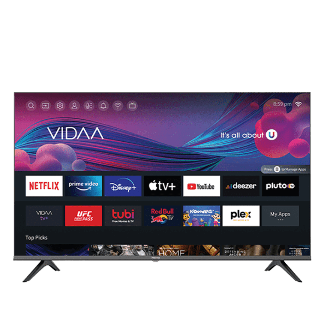 Hisense 32" HD Smart TV – Free Wall Mount, Netflix, Youtube, Prime