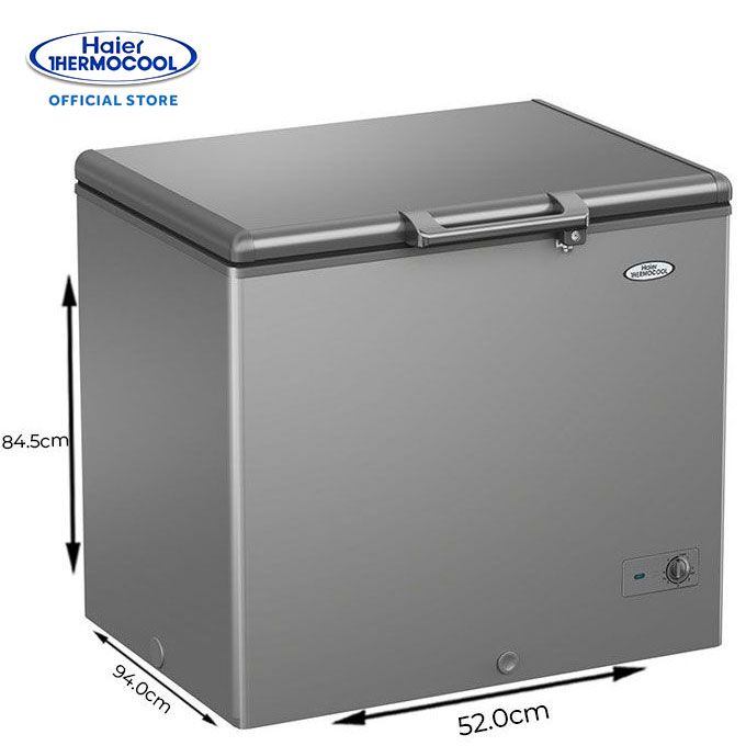 ❄️ Haier Thermocool Small Chest Freezer – HTF 200HAS (Silver)