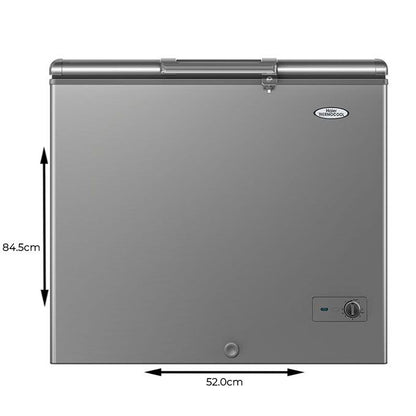 ❄️ Haier Thermocool Small Chest Freezer – HTF 200HAS (Silver)