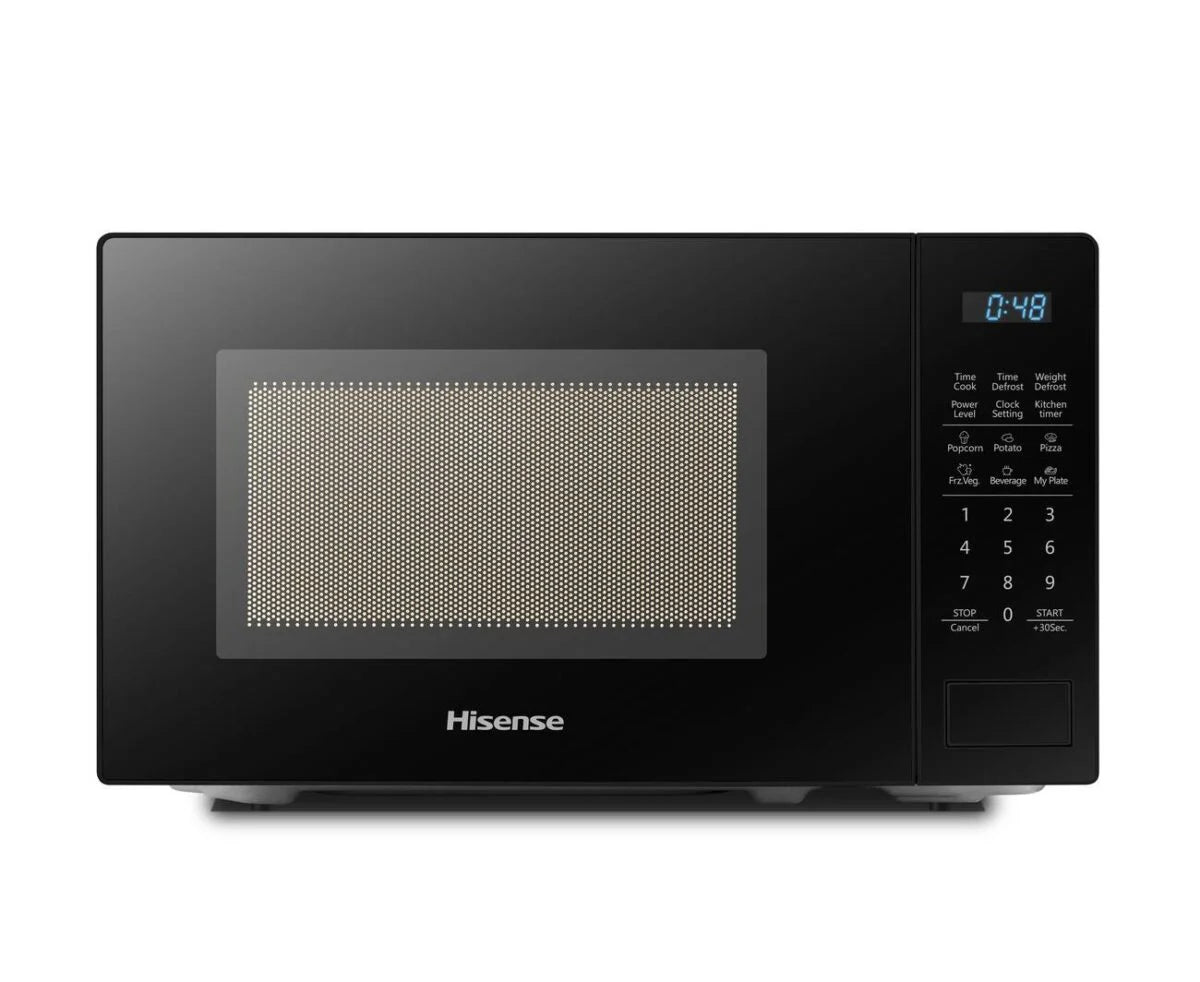 ⚡ Hisense 20L Microwave Oven – Digital Controls, Sleek Design, Rapid Cooking 🍽️