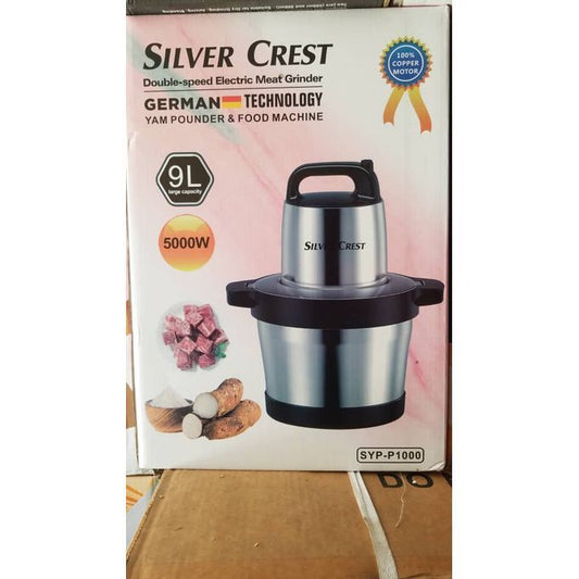 🥘 Silver Crest 9.0L Food Processor &amp; Yam Pounding Machine