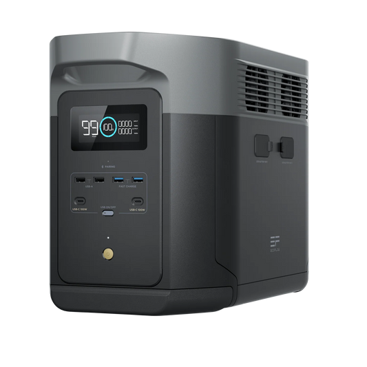EcoFlow DELTA 2 Max Portable Power Station – 2400W / 2048Wh Capacity | Expandable & Ultra-Fast Charging ⚡🔋